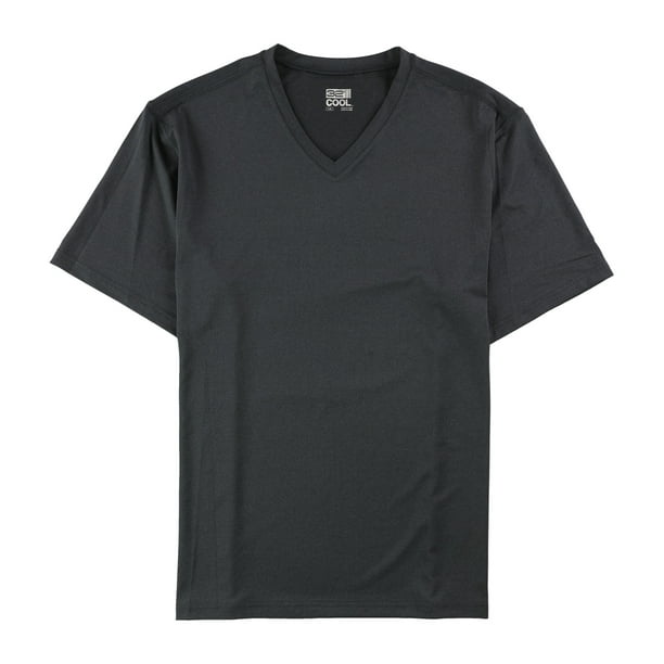 Camiseta básica 32 Degrees SS Performance para hombre, negra, grande 32 Degrees Camiseta básica