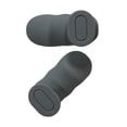 thumbnail image 3 of 1 par de empuñaduras de levantamiento de pesas empuñaduras de entrenamiento portátiles para hombres mujeres protector de mano flexible empuñaduras de Gris, 3 of 6
