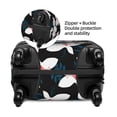 thumbnail image 5 of Wukai Lilies Flowers Elastic Luggage Cover: Personalized Protection for Your Suitcase - Fits 19~29-inch, Washable & Durable Travel Companion-Small, 5 of 8