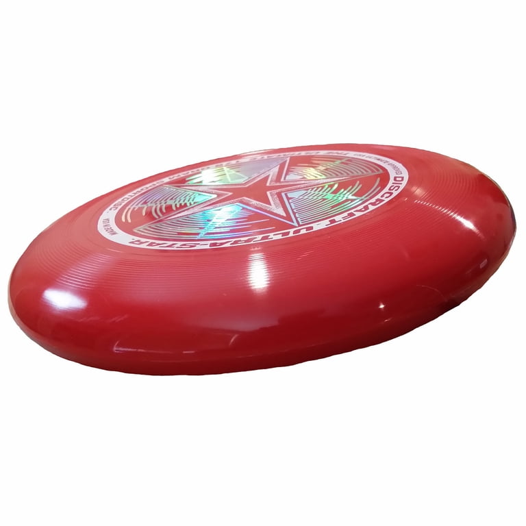 Discraft UltraStar 175g – Officiële Ultimate Frisbee – Rood – Voor Training En Wedstrijd