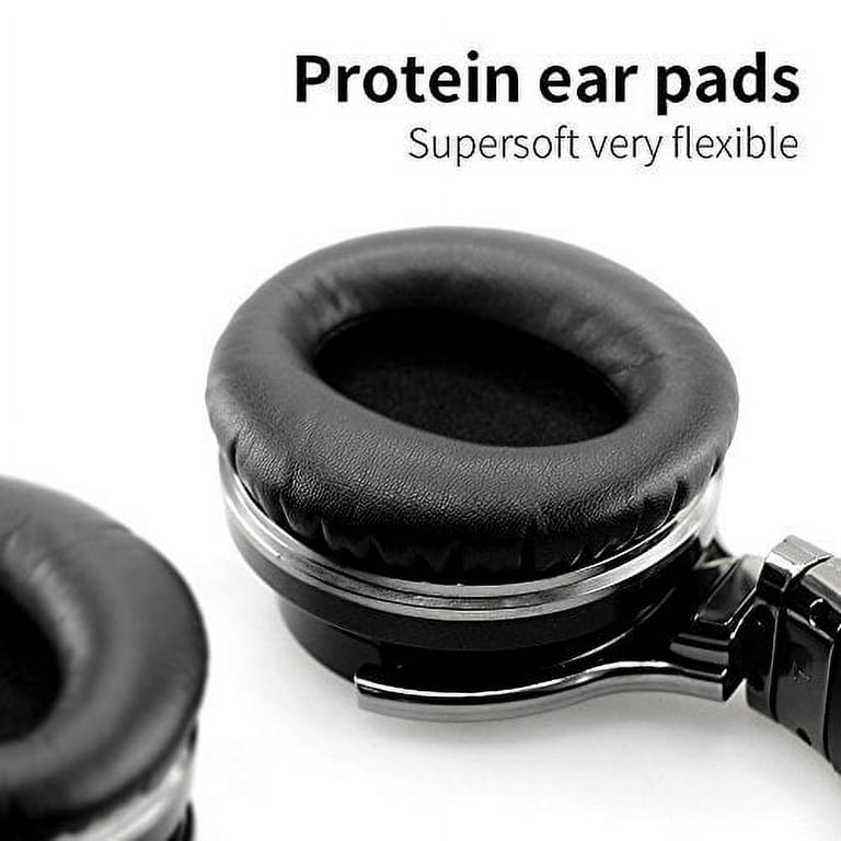 Cowin E7 Active Noise Cancelling Headphones Bluetooth Headphones with Mic Deep Bass Wireless Headphones Over Ear(Black)