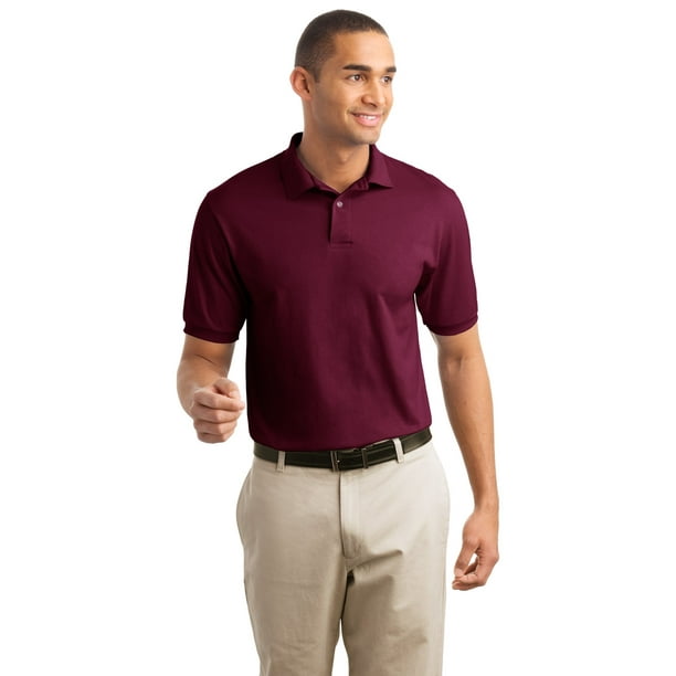 Download Hanes - Hanes Men's Short Sleeve Jersey Knit Sport Shirt ...