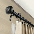 thumbnail image 4 of InStyleDesign  Coiled 1 inch Diameter Adjustable Curtain Rod bronze 160 to 240 inches Bronze Finish, 4 of 5