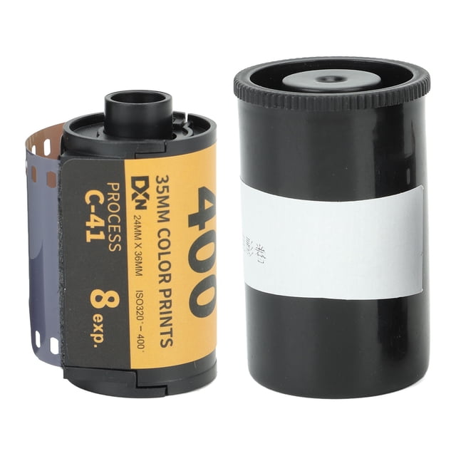 Película de color para cámara ISO 320‑400, 35 mm, grano fino, amplia exposición, latitud HD, película negativa de color para cámara 135, 8 hojas