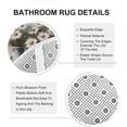 thumbnail image 5 of 4Pcs Country Daisy Shower Curtain Sets with Non-Slip Rug, U Shape and Toilet Lid Cover Mat, Farmhouse Rustic Home Bathroom Decor Set Accessories with 12 Hooks, 72 x 72 Inch, 5 of 13