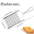 thumbnail image 3 of XIPYYKM Hot Dog Roller Sausage Rack with Long Handle, BBQ Griller For Evenly Cooked Dogs, 5 Capacity, Silver, 3 of 8