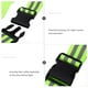 thumbnail image 3 of BRIGHTFUFU 2pcs correa de seguridad reflectante ajustable correa para el hombro cinturón exterior (verde), 3 of 8