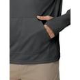 thumbnail image 4 of Fanxing Activewear Sun Shirts for Men Lightweight Hoodies Pullover Long Sleeve Rash Guard UPF 50+ Sun Protection UV SPF Shirts Dark Gray,XXL, 4 of 8
