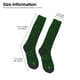 thumbnail image 2 of Balery Emerald Green Sparkling Calcetines novedosos Calcetines deportivos Calcetines hasta la rodilla Calcetines de algodón Calcetines originales y geniales, 2 of 6