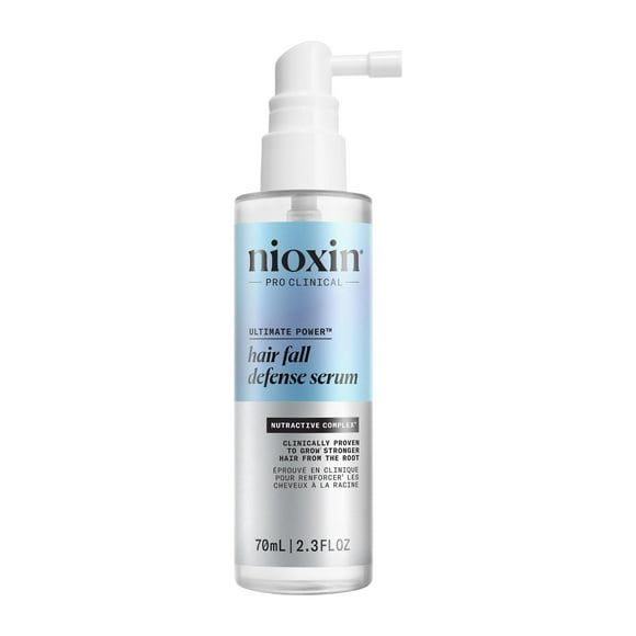 Nioxin Hair Fall Defense Serum, Leave-In Hair Treatment with Caffeine, Lauric Acid, Niacinamide And Sandalore, Prevent Hair Damage, 2.3 oz