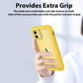 thumbnail image 3 of CellEver Clear Full Body Case for iPhone 11, Heavy Duty Protection with Anti-Slip TPU Bumper and [2 Tempered 9H Glass Screen Protectors] Shockproof Transparent Phone Cover 6.1 Inch (Yellow), 3 of 7