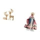 thumbnail image 5 of Escultura De Reno Europea, Artesanía Coleccionable, Adorno Acrílico Para Amantes De Los Ciervos, Decoración De Mesa Decorativa Independiente Para Fiestas, Hogar, Festivales Y Dormitorios., 5 of 8