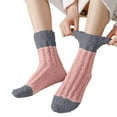 thumbnail image 2 of Pyhlmscde Women's Soft Warm Coral Fleece Socks, Fuzzy Socks, Womens Socks, Slipper Socks for Women, 2 of 4