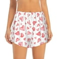 thumbnail image 2 of Gaeub Hearts Print Women's Athletic Shorts,High Waisted Running Shorts,Pocket Sporty Short,Gym Elastic Workout Shorts-Medium, 2 of 7