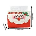 thumbnail image 3 of Christmas Tissue Box Cover | Non-Woven Fabric Decorative Case | Multicolor Cartoon Print | Soft Washable Waterproof | Holiday Decor for Home Office Car Kitchen, 3 of 6