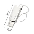 thumbnail image 3 of Metal Memory Stick Plug and Play Flash Disk Memory Stick dispositivo de almacenamiento externo (32 GB plateado) Tmvgtek Para estrenar, 3 of 6
