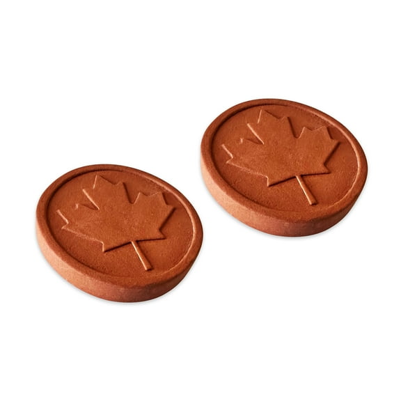 Fox Run Terracotta Maple Leaf Brown Sugar Keepers, Set of 2