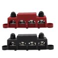 thumbnail image 1 of MasteelfCA 2pcs Bus Bar Marine Bus Bar 4 Stud Distribution Block Power Distribution Blocks, 1 of 8
