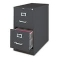 thumbnail image 3 of Lorell 2-Drawer Vertical Cabinet, 15 by 26-1/2 by 28-Inch, Charcoal, 3 of 6
