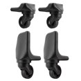 thumbnail image 3 of 360 Degree Rotation Replacement Luggage Wheels 4x Durable for Repair Black, 3 of 9