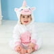 thumbnail image 3 of Kigurumi-ropa de dinosaurio para bebé recién nacido, pijamas para niño y niña, mono infantil, traje de Cosplay de Animal cálido, mono con capucha, Invierno, 3 of 5