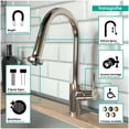 thumbnail image 3 of HG Talis S 2 Prep Kitchen Faucet W/2 Spray Pull Down, 3 of 7