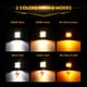 thumbnail image 2 of Barra de Luz LED Cubo Auxbeam 3 Pulgadas 72W Ámbar/Blanco 6000K, 2 of 8