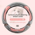thumbnail image 6 of Rbaofujie Steering Wheel Cover Car Steering Wheel Cover Car Warm Non-slip Handlebar Cover Winter Antifreeze Hand Car Steering Wheel Cover Steering Wheel Covers, 6 of 8