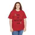 thumbnail image 4 of DJH Apparel | Dogs Are Better Than Cats Funny Unisex T-shirt, 4 of 6