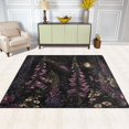 thumbnail image 2 of Yayeee Area Rugs for Living Room 6.7'x4.8' Non Slip Washable Bedroom Floor Carpet, Dark Gothic Floral, 2 of 5