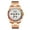 Rosegold, variant on Findtime Men's Watches Stainless Steel Bracelet Large Color Case Dial Chronograph Calendar Waterproof Luminous Watch