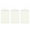 White, variant on Mega Candles 1 pc Unscented White Square Pillar Candle, Hand Poured Premium Wax Candles 2 Inch x 3 Inch, Home Décor, Wedding Receptions, Baby Showers, Birthdays, Celebrations, Party Favors & More