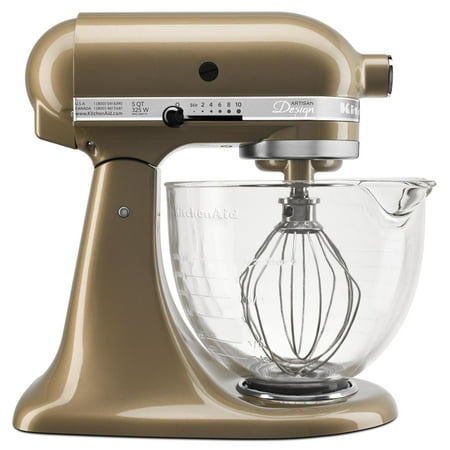 KitchenAid Artisan Design Series 5 Quart Tilt-Head Stand Mixer with Glass Bowl, Starry Night (KSM155GBSN)