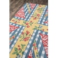 thumbnail image 2 of Momeni Summer Garden Floral Flowers & Plants Contemporary Area Rugs, Blue, 2 of 2