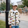 thumbnail image 5 of Chririnla Fuzzy Zip Up Jacket for Girls and Teens - Fuzzy Hoodies for boys Trendy Fall Hooded Sweatshirt for Outdoor and Gym, 5 of 7