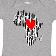 thumbnail image 4 of Inktastic Black History Month Ink Print African Heart Boys or Girls Baby Bodysuit, 4 of 5