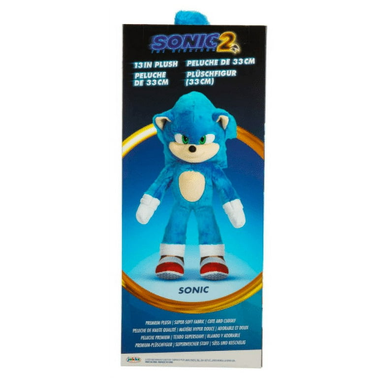Sonic The Hedgehog, Sonic Movie 13 Plush, 5.6 x 5.4 x 14 inches 