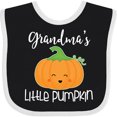 thumbnail image 3 of Inktastic Grandma Little Pumpkin Halloween Boys or Girls Baby Bib, 3 of 4