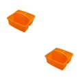 thumbnail image 1 of Kearding Bandeja de Almacenamiento Apilable - Organizador Versátil Para Mantener Artículos Prolijamente Cesta de Almacenamiento Apilable naranja 2Conjunto, 1 of 6