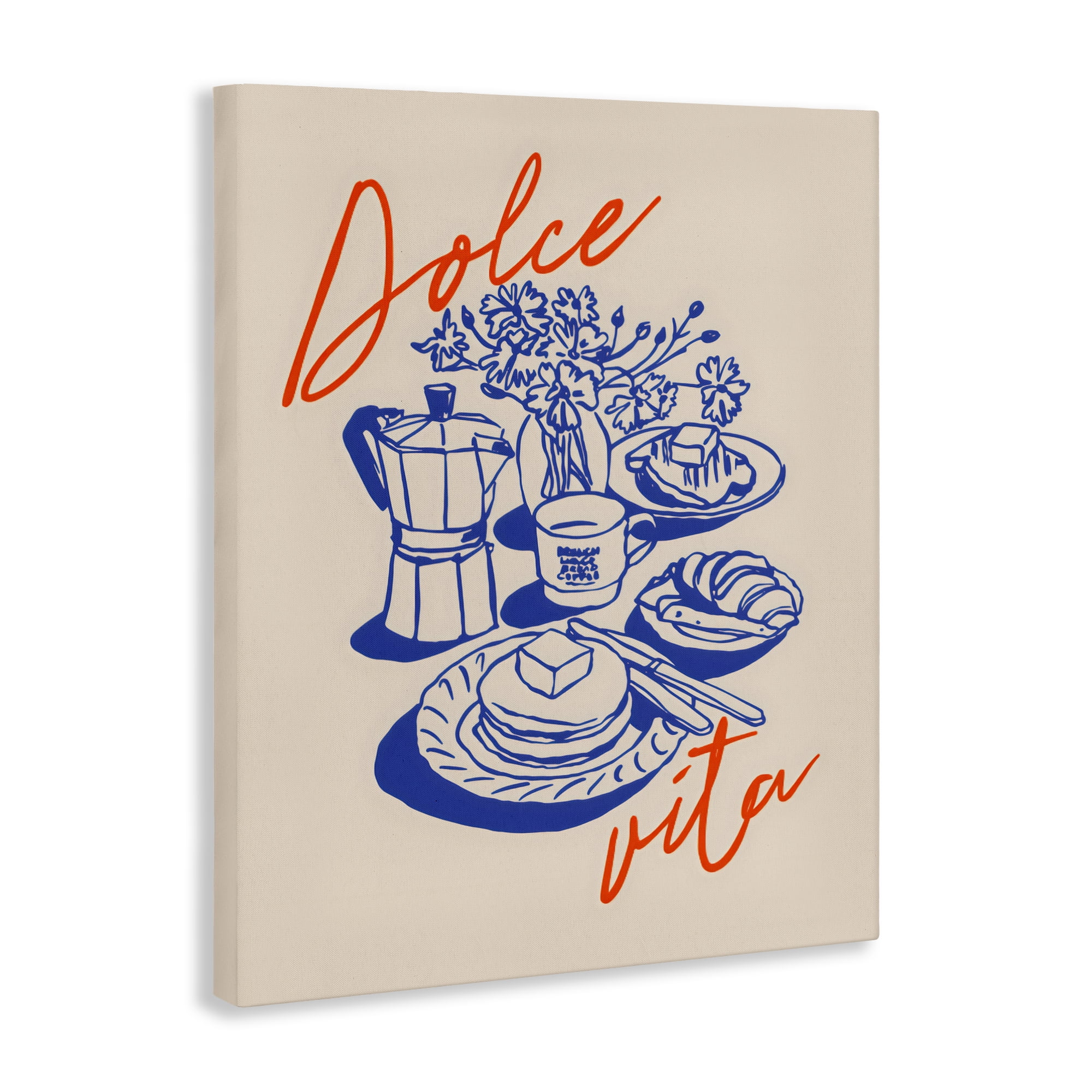 Stupell Industries Retro Breakfast Morning Spread Canvas Wall Art, design by The Prints Vibe
