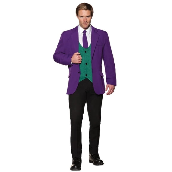 Underwraps Adult Purple Jacket and Green Vest Costume - One Size