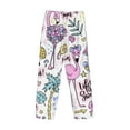 thumbnail image 5 of Balery Men'S Summer With Flamingo Pants,Sleepwear Pants,Pajama Pants,Pj Bottoms Drawstring And Pockets-Small, 5 of 9