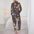 thumbnail image 5 of Bingfone Womens Pajama Sets Mushrooms Snails Butterflies Print,Long Sleeve Loungewear Pajamas Set-X-Large, 5 of 9