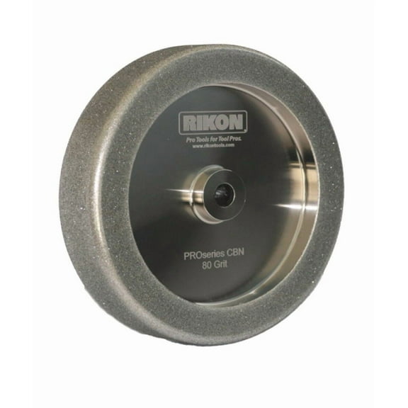 Rikon 8 Inch Diameter X 1.5 Inch Wide Radius With 1 Inch Sides 80 Grit Cbn Sharpening Wheel