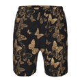 thumbnail image 3 of Goofa Modern Golden Butterfly Printed Mens Swim Trunks Summer Quick Dry Short Beach Swimwear Bathing Suits-X-Large, 3 of 9