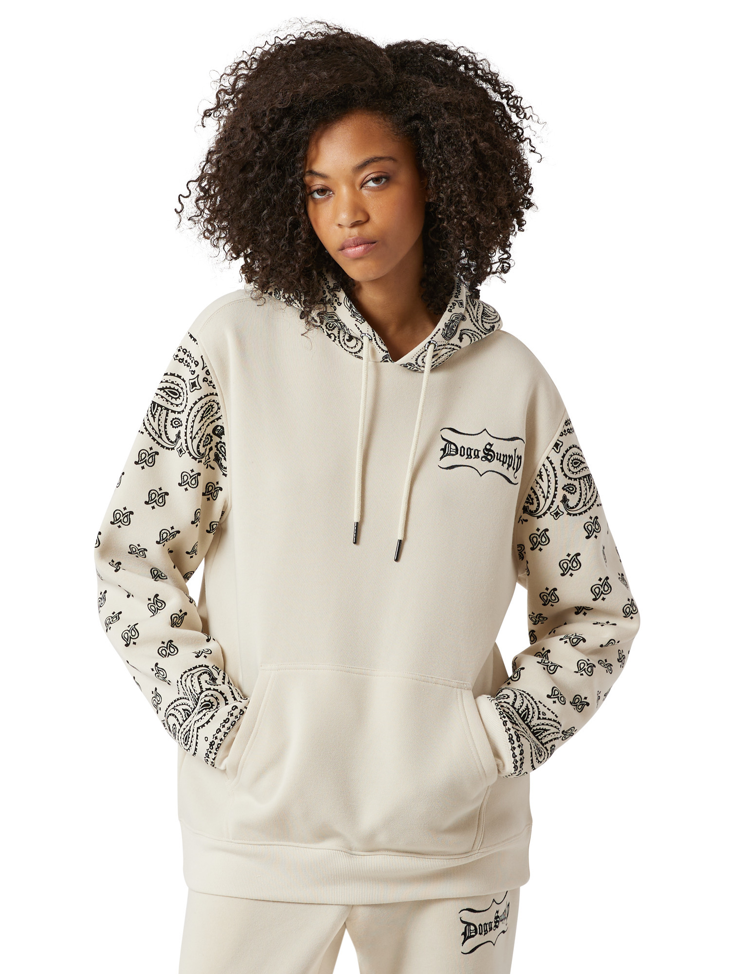 Dogg Supply by Snoop Dogg Men's & Big Men's Paisley Fleece Hoodie Sweatshirt, Sizes XS-3XL