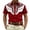 Red, variant on Western Embroidered Graphic Tees for Men Short Sleeve Crew Neck Western Print Casual Button Down Shirt Beige L