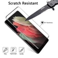 thumbnail image 5 of Cnarery Tempered Glass Phone Screen Film Protector for Samsung Galaxy S21 Ultra, 2 Pack, 5 of 6