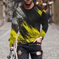thumbnail image 2 of 50% Off Clear! Clothes under $5 Viikei Mens Long Sleeve T Shirts Long Sleeve Shirts for Men Men's Loose Round Neck 3d, 2 of 5