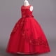 thumbnail image 3 of Nuevo vestido de moda para niñas, disfraz de fiesta de cumpleaños de Navidad, ropa para niños de 2 a 10 años, vestido elegante de princesa con lazo y flores de verano, 3 of 5